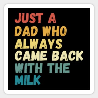 The Reliable Dad: Always Comes Back with the Milk Magnet